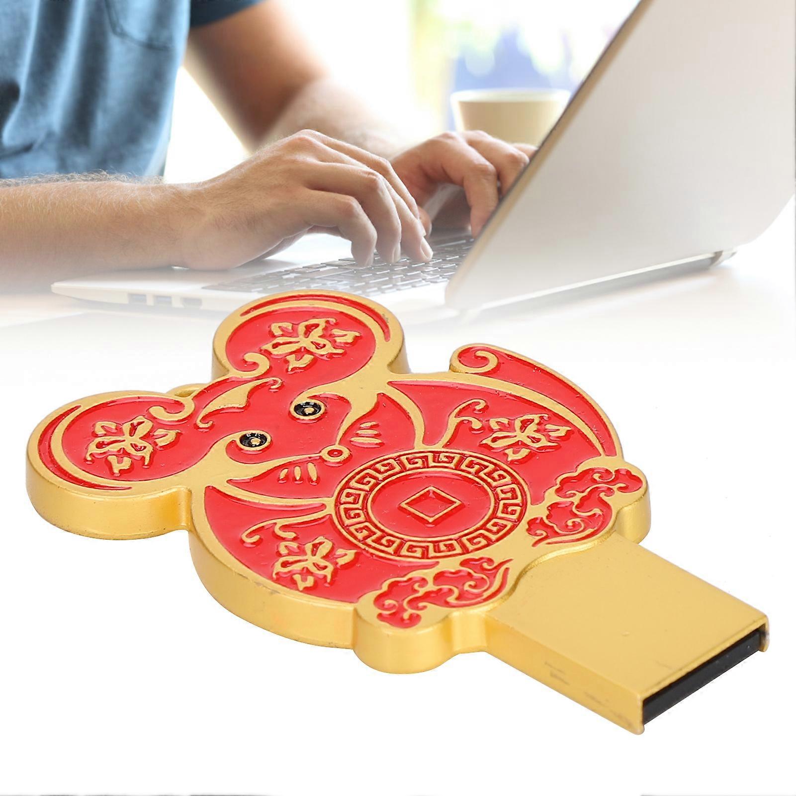 32GB USB 2.0 Portable Waterproof Metal U Disk for Windows