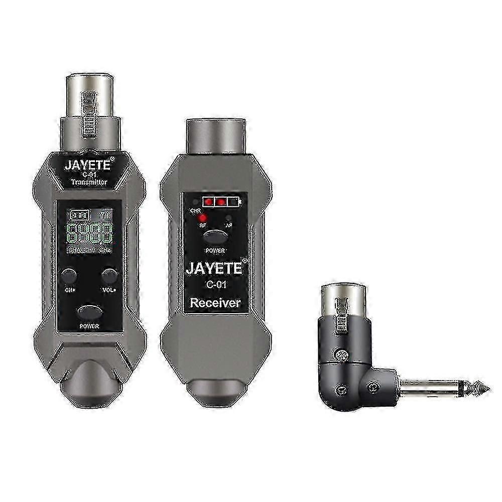 Microphone Wireless Transmitter Receiver System Rechargeable Wireless Guitar Audio Transmission Sy