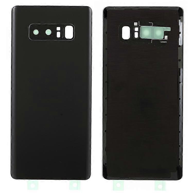 غطاء مبيت البطارية الخلفي مع جزء غطاء عدسة حلقة الكاميرا (بدون شعار) متوافق مع Samsung Galaxy Note 8 N950