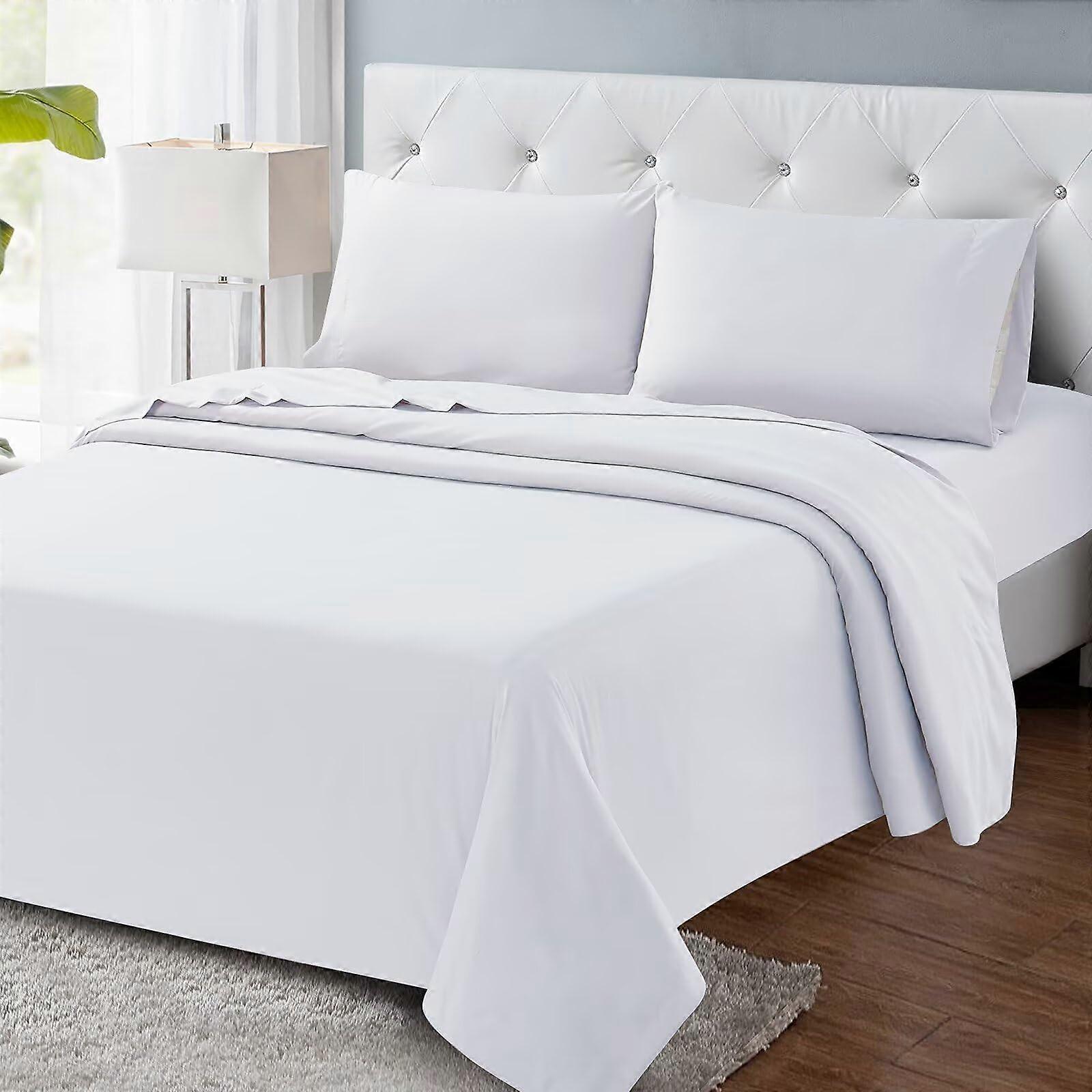 3 Pieces Breathable and Soft Sheet Set for Hotel Style Easy Care Twin Size
