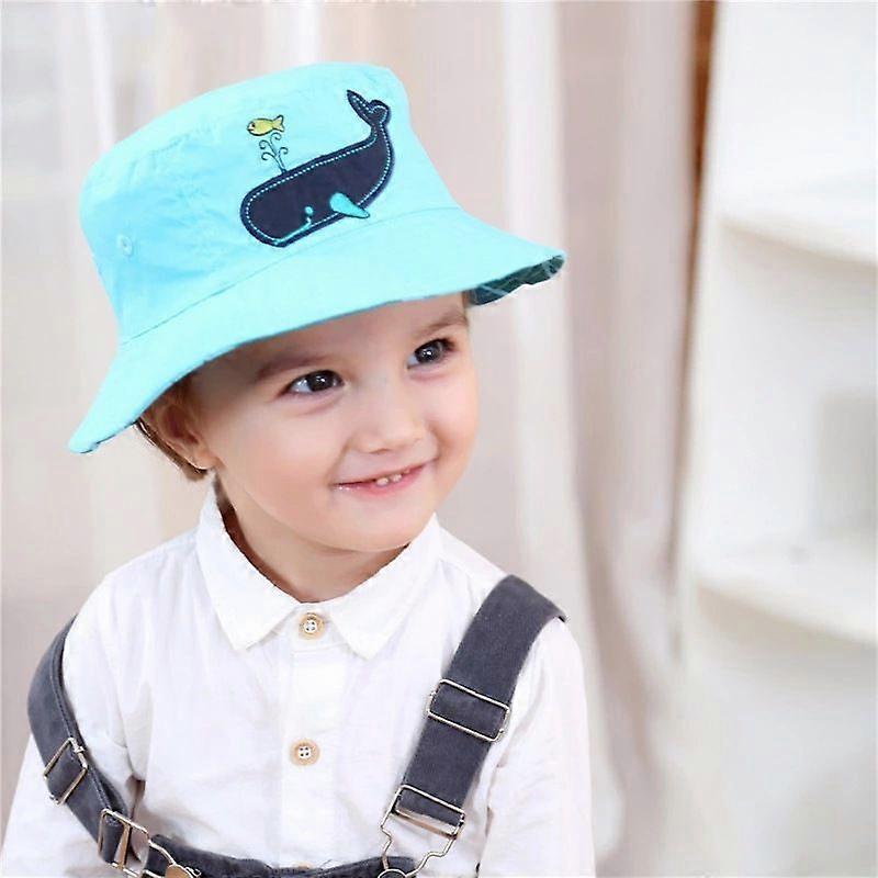 46cm-幼児の夏の屋外キャップのための46cm-男の子の女の子の日焼け止めの子供UPF50 +広いつばの日焼け止めビーチハット