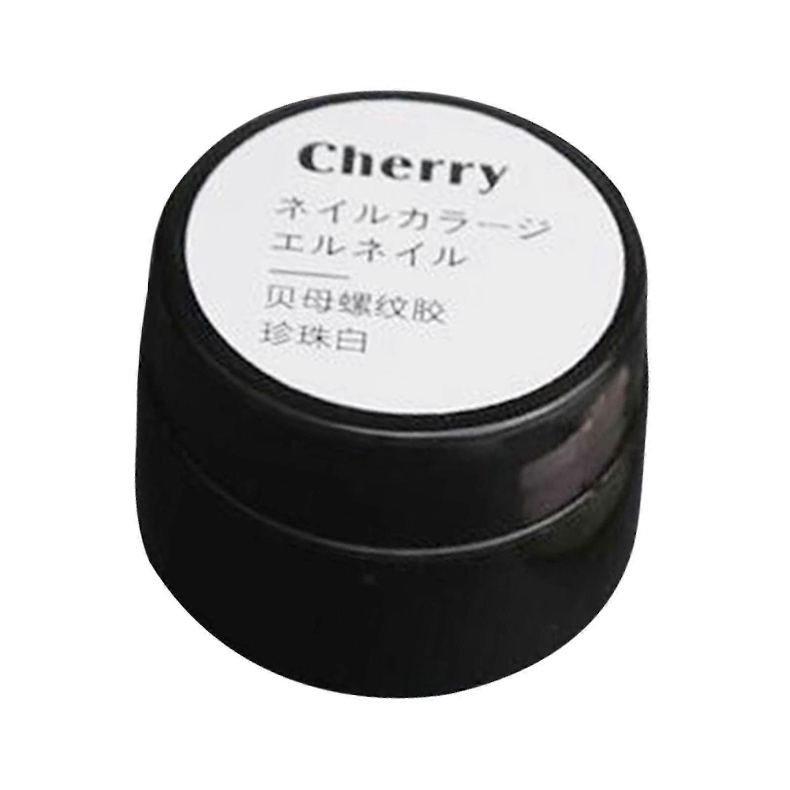 Nail Extension Gel Pearly Fine Flash Texture for Salon Home Use Crystal Gems Pearl White