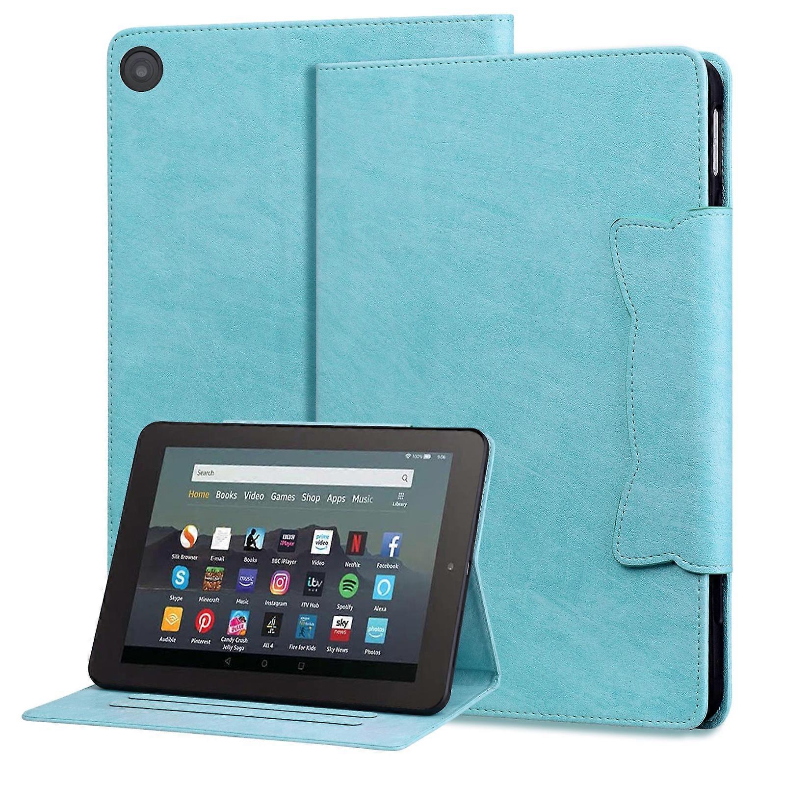 Cat Buckle Leather Smart Tablet Case
