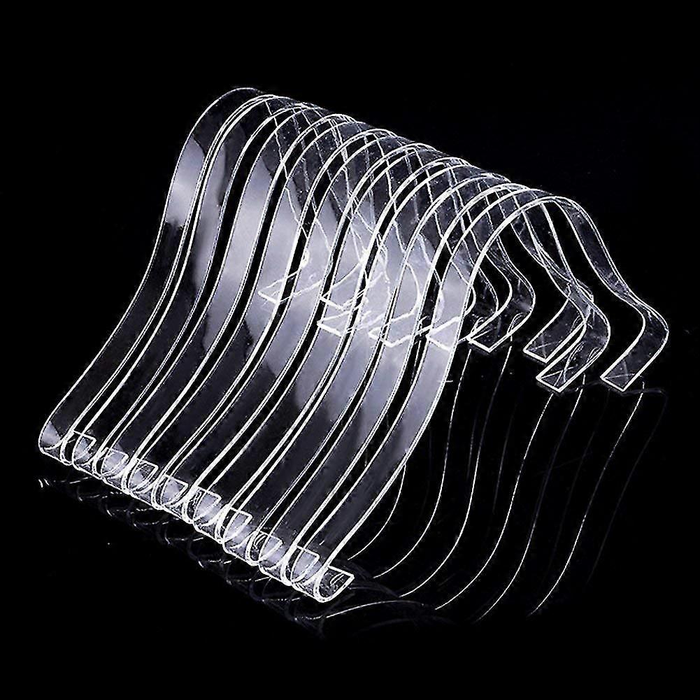 10 Pcs/5 Pairs Acrylic Clear Sandal Shoes Display Stand Inserts Holders Shoe Display Rack Shoe Support For Women's Shoes
