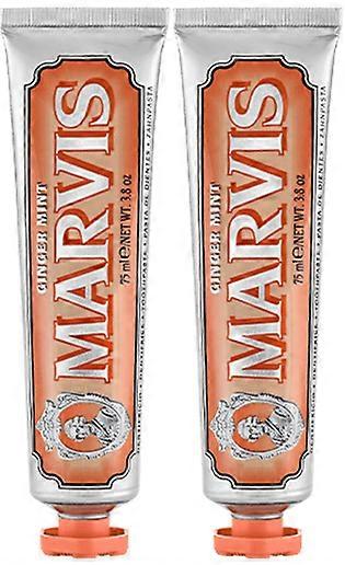 Marvis Pack Of 02 Ginger Mint Toothpaste 2x75ml