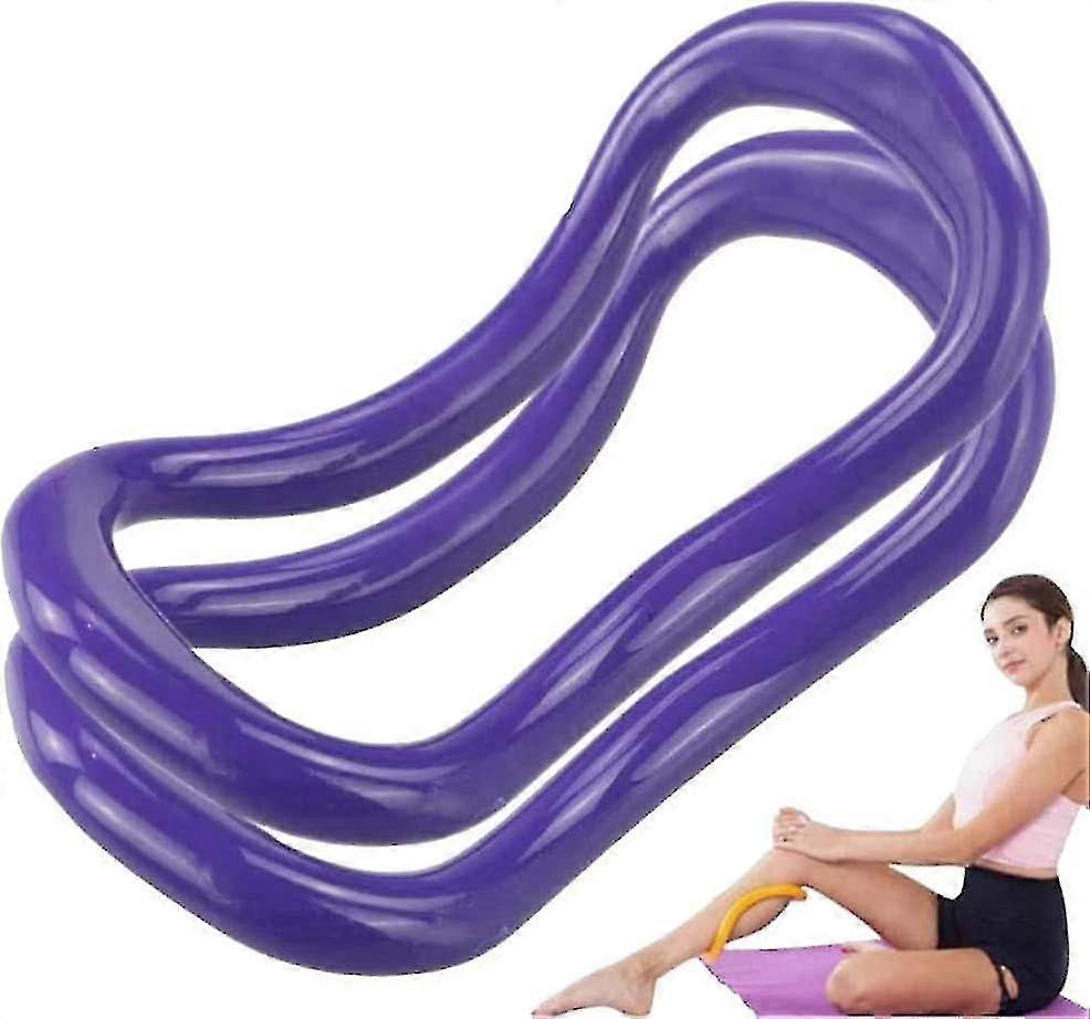 Pilates Circle Set med 2 för lår-, mag- och bensträckningsövningar