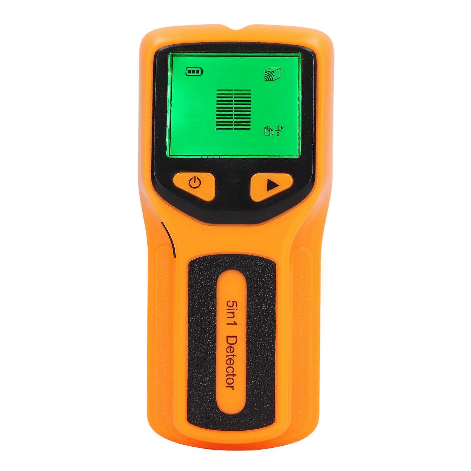 Handheld Wall Scanner 5 in 1 Stud Finder HD LCD Display Wall Detector for Metal Wood Wire Detection
