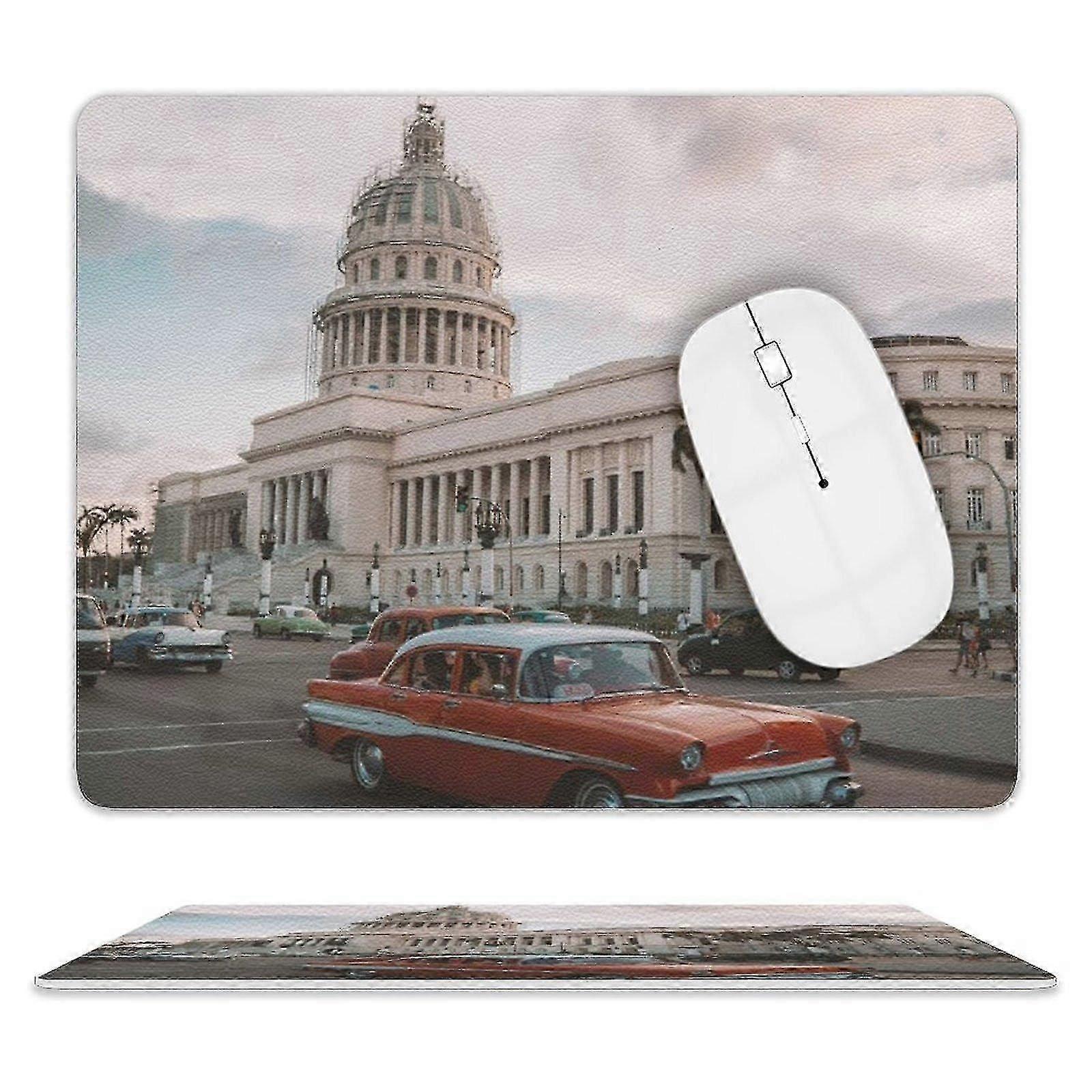 Old City Print Mouse Pad