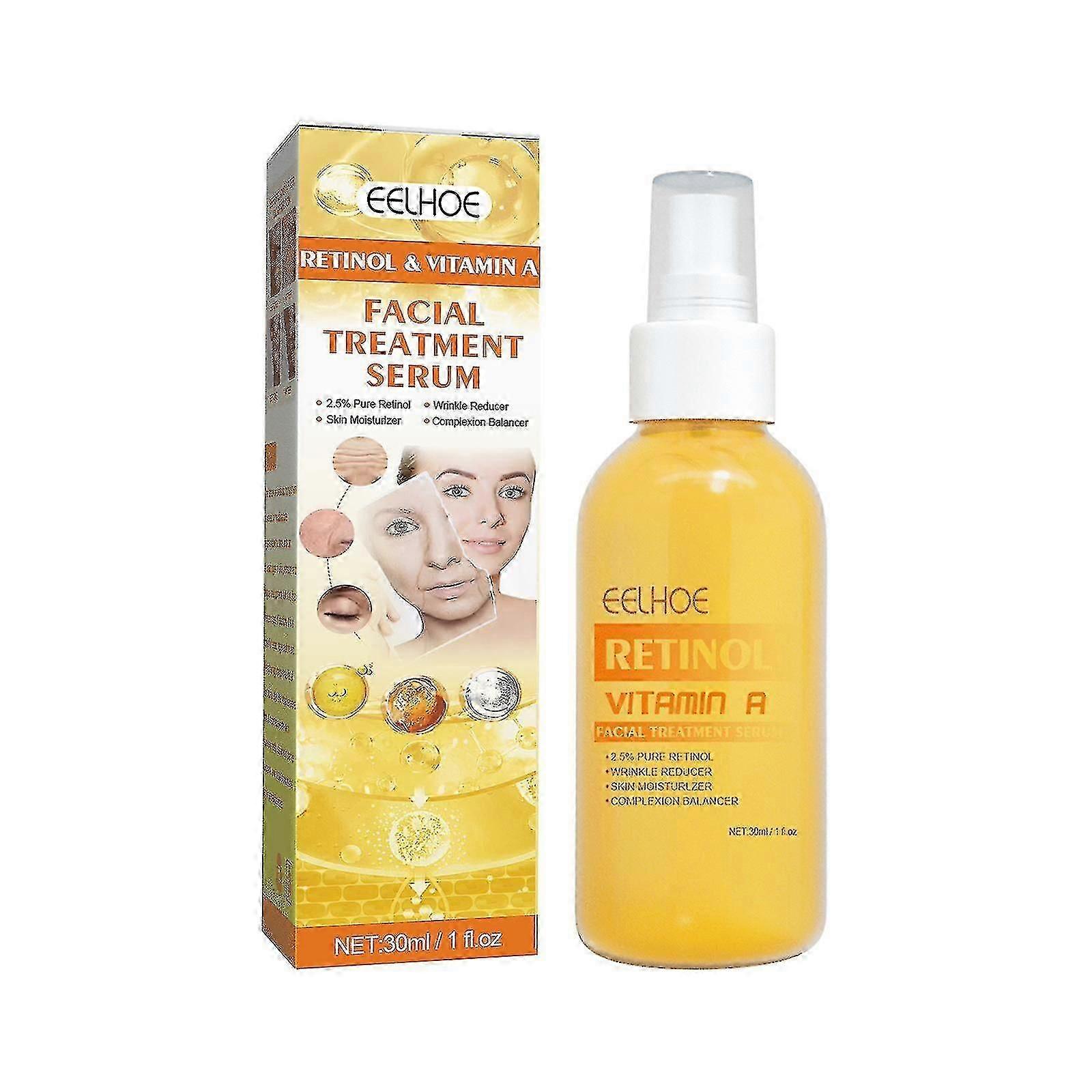 بخاخ Eelhoe Retinol المضاد للتجاعيد يخفف التجاعيد والخطوط الدقيقة وتجديد شباب البشرة والترطيب والترطيب والإصلاح