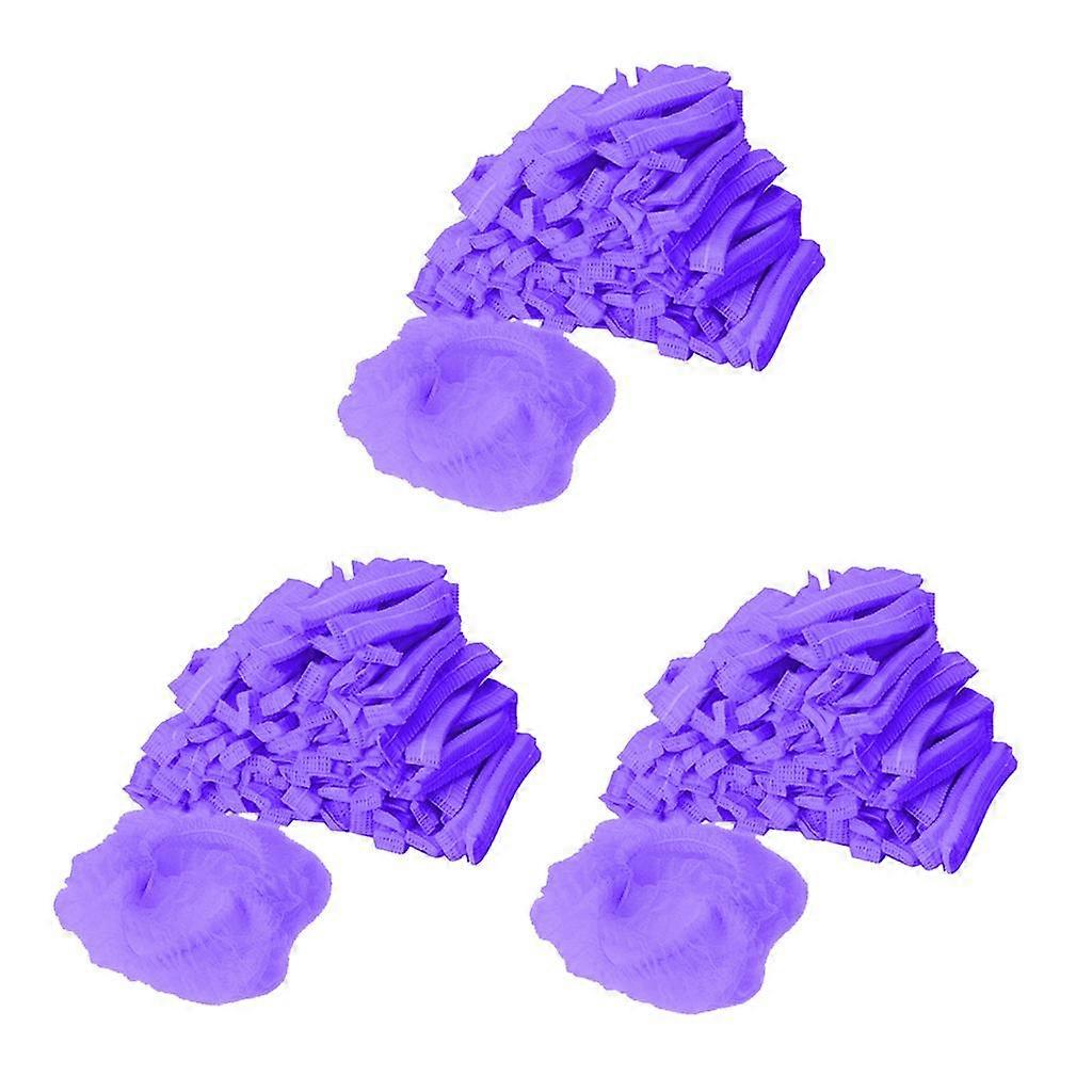 300Pcs Disposable Mob Cap Elastic Hats Labs