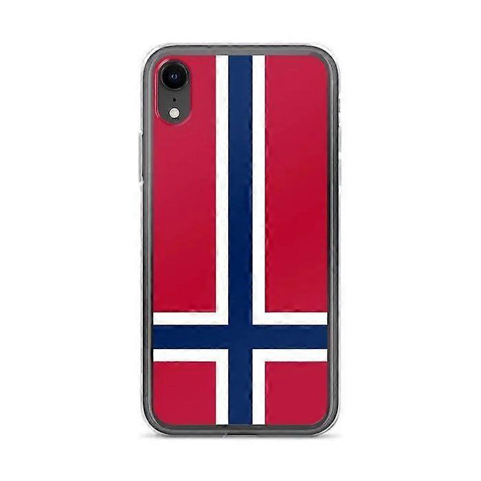 Phone case - PIXELFORMA - Norway Flag - Compatible with iPhone XR - Flexible - Shockproof