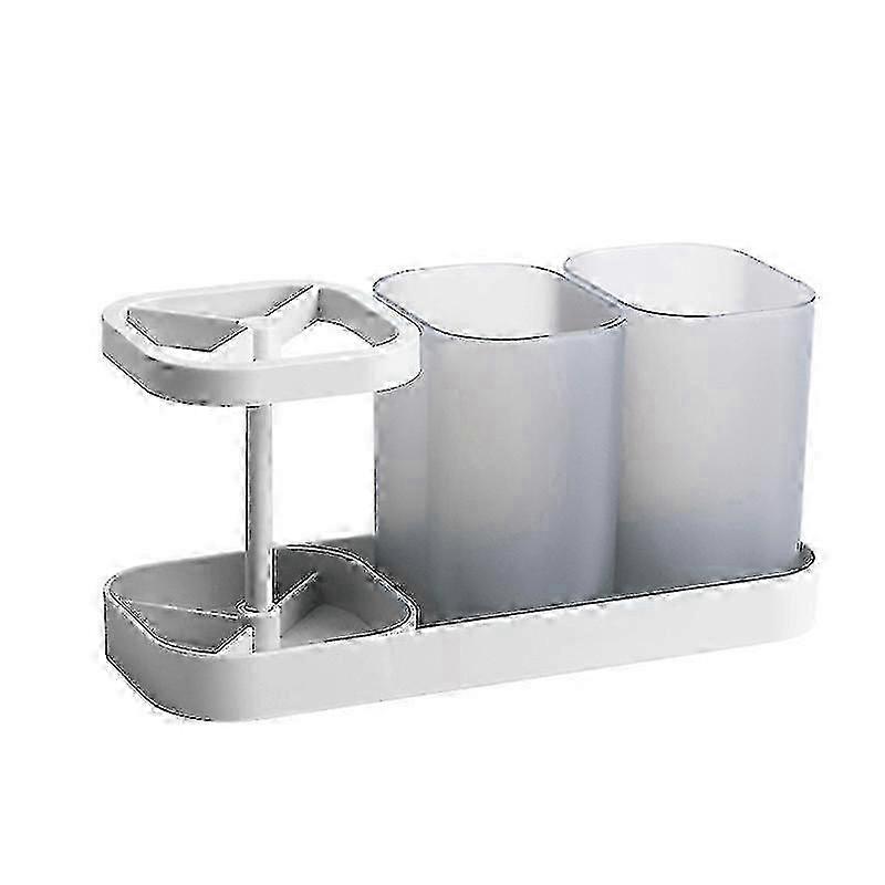 Bathroom Toothbrush & Toothpaste Holder Stand, Organizer Caddy for Vanity Countertops