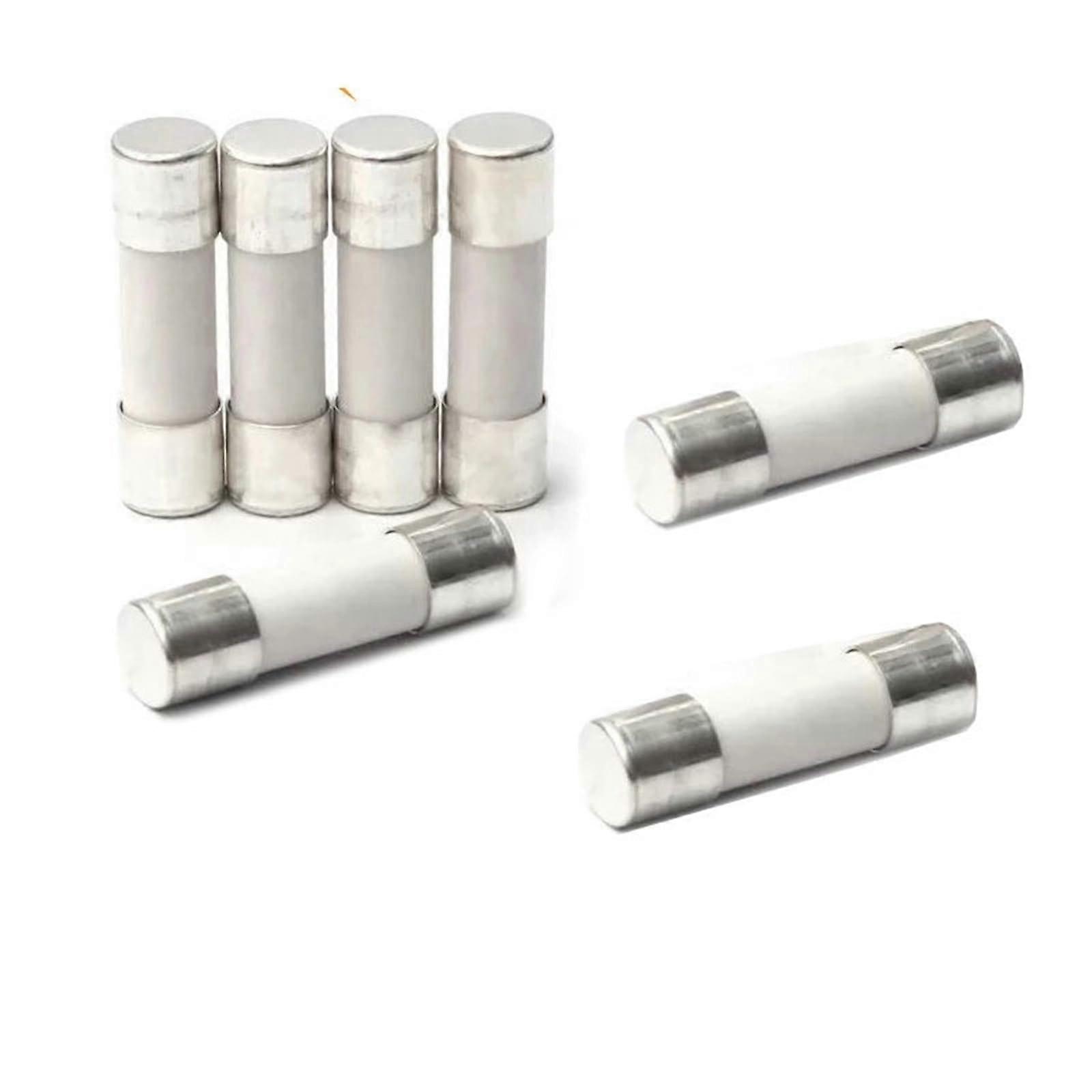 10pcs Fast Blow Ceramic Fuse 5mm x 20mm 0.25A to 30A 250V Fuses for Electrical Appliances and Circuit Protection