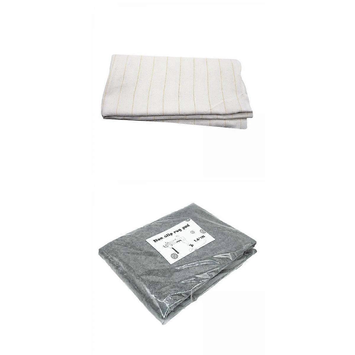 2x Cloth Backing Fabric/ For Rug ;