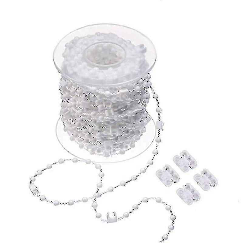 Persianas 10 Metros 100 Clips Corrente Vertical para Persianas de 3,5 Polegadas/ 89 Mm -a
