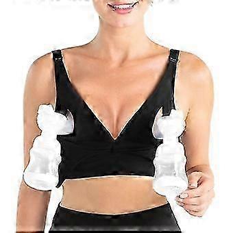 Hands Free Pumping Bra Comfortable Breast Pump Bra Adjustable Nursing Bra For Pumping