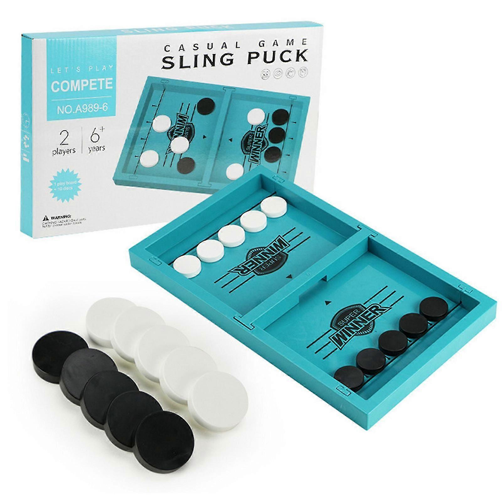 Funny Fast Sling Puck Slingpuck Board Tabletop Game