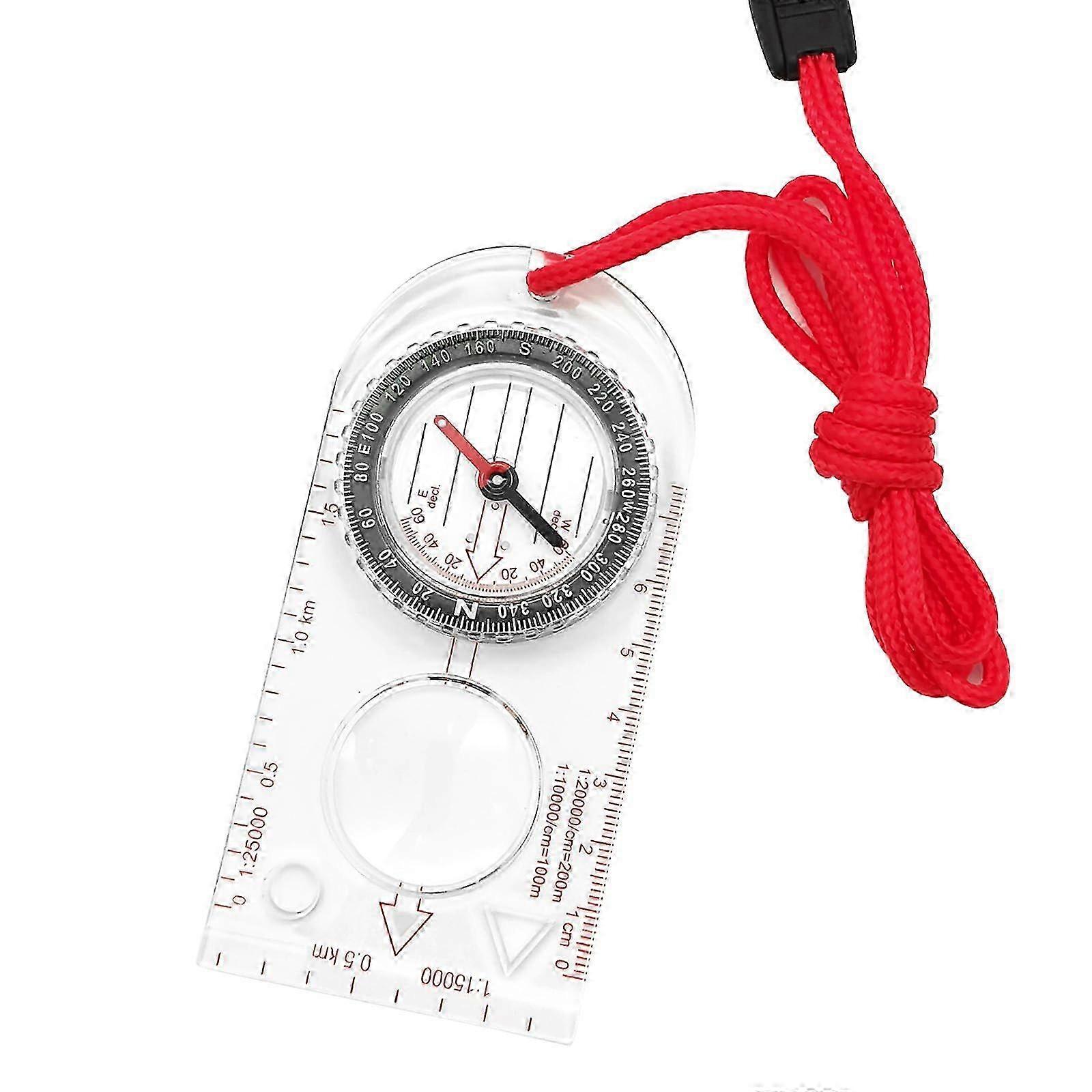 Hiking Compass with Adjustable Lanyard