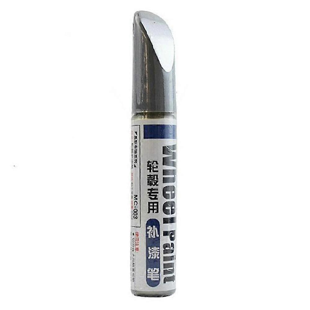Silver Wheel Scratch Repair Paint Pen Universal Fit for Alloy Rims Quick Easy DIY Solution