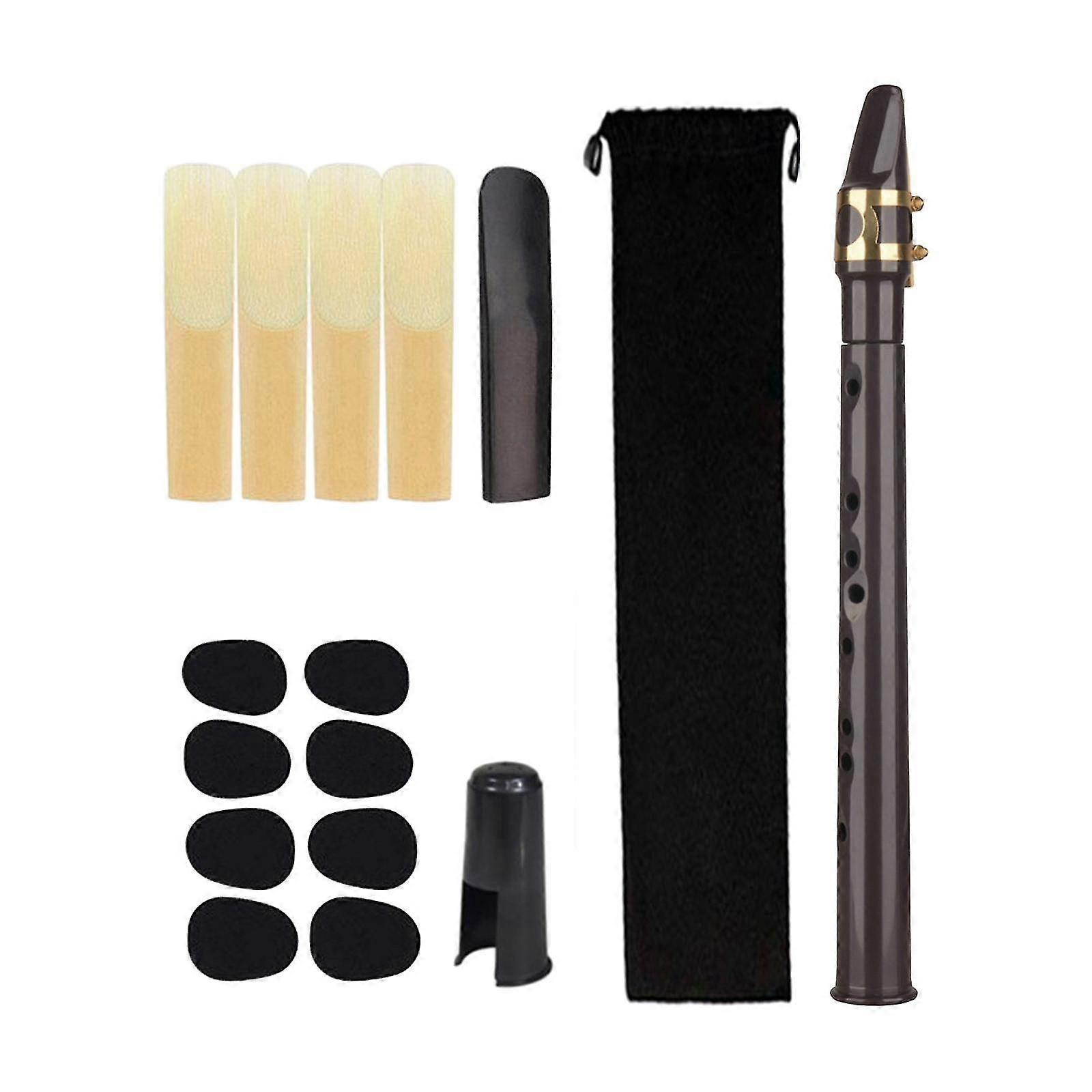 Portable Saxophone with Mouthpiece Reeds and Carrying Bag for Beginners, Amateurs, and Professionals