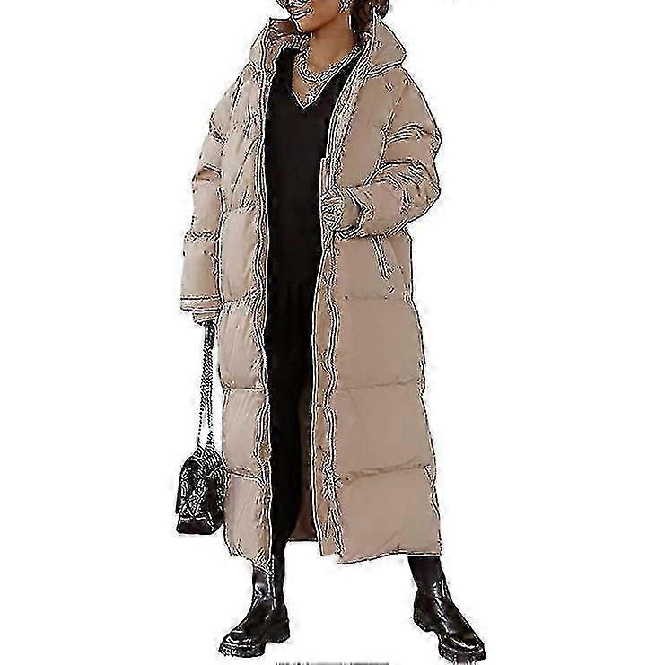 المرأة معطف طويل مبطن ، مقنعين طول طويل الأكمام البخاخ سترة