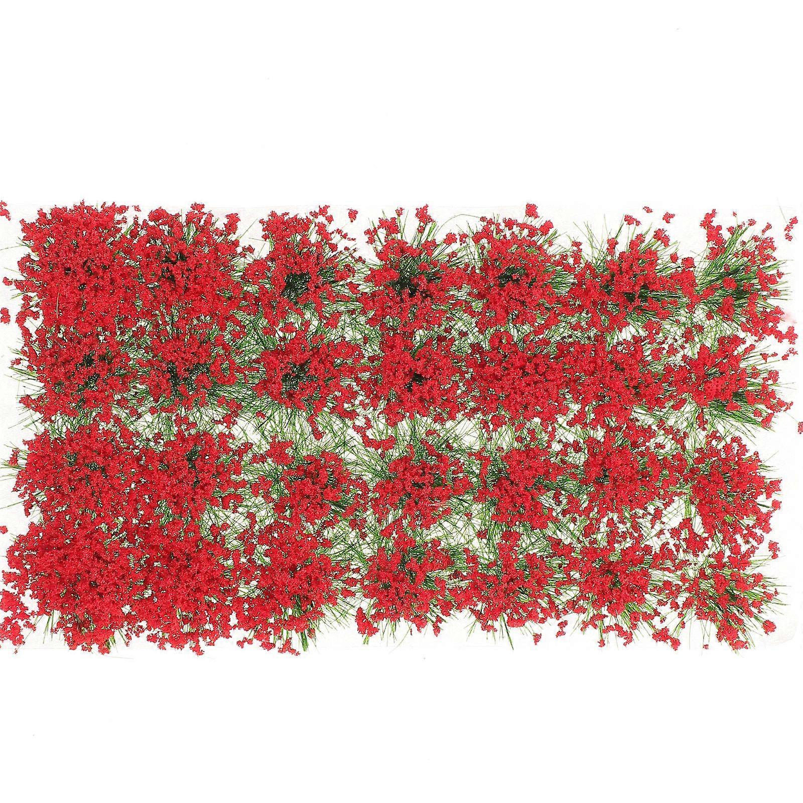 Durable Mini Red Plastic Flowers for Decor Vivid仿真Cluster Adds Charm to Home Scene Decorations