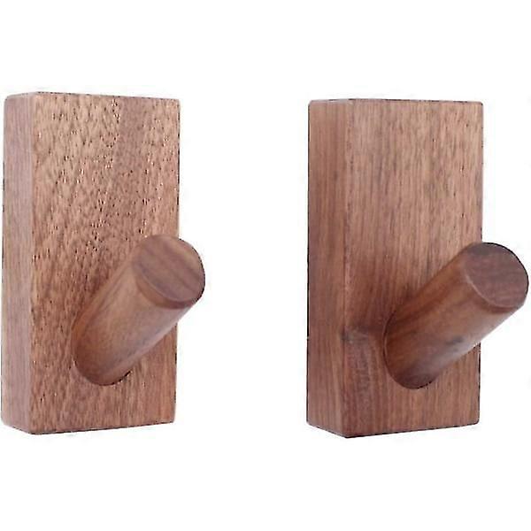 2 Piece Natural Wood Hooks, Wall Hook, Decorative Craft Hooks