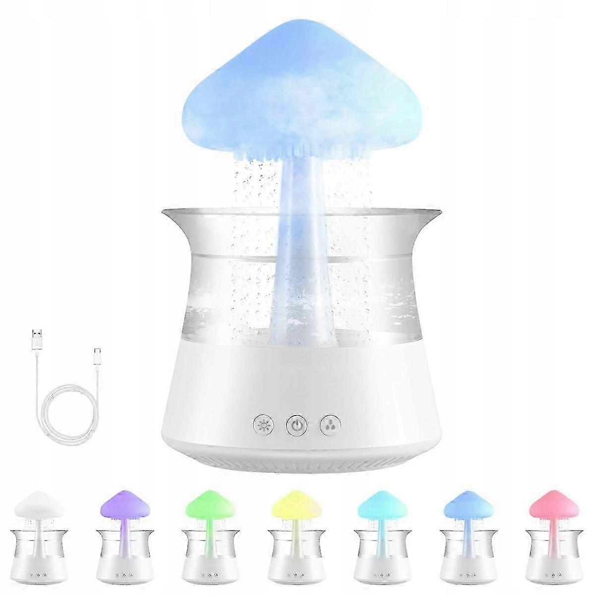 2025 Rain Cloud - Humidifier - Night Light - Diffuser - Oil