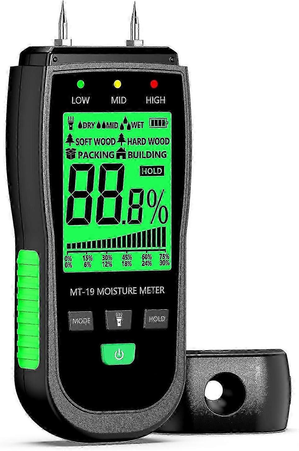 2025 Moisture Meter Moisture Meter Detector Moisture Detector Pin Type Wood Moisture Meter Audible Moisture Meter
