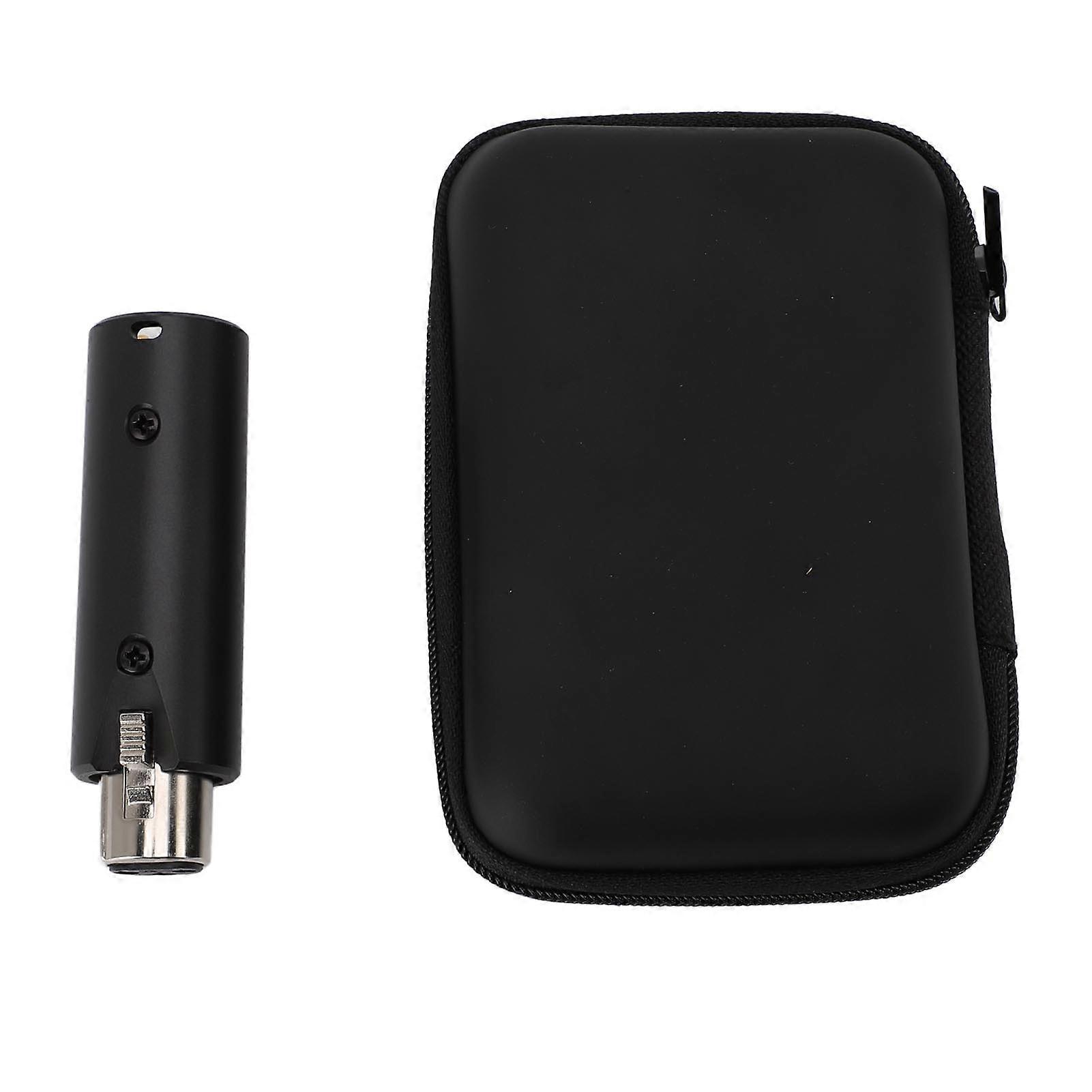 +35dB Microphone Preamp Booster - Low Noise, 48V Phantom Power for Dynamic Mics