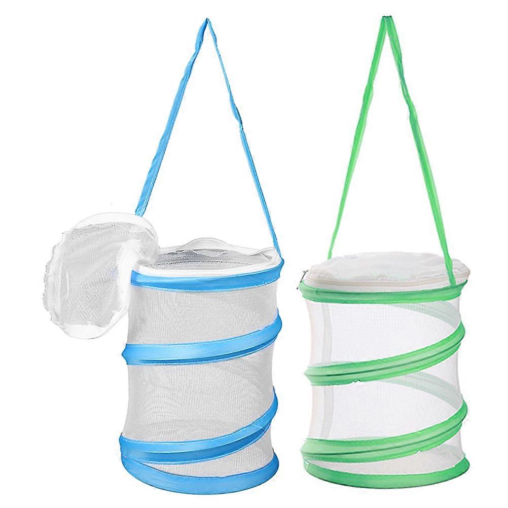 Insect Observation Cage Foldable Butterfly Habitat Lightweight Cylindrical Design with Zipper for Easy Access Outdoor Garden Insect Breeding