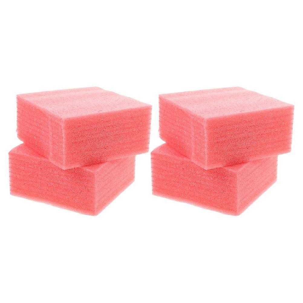 Diy Foam Blocks For Crafts Square Shape Pearl Cotton Reusable Floral Base For Home Decor Red 14.00X14.00X7.00CM
