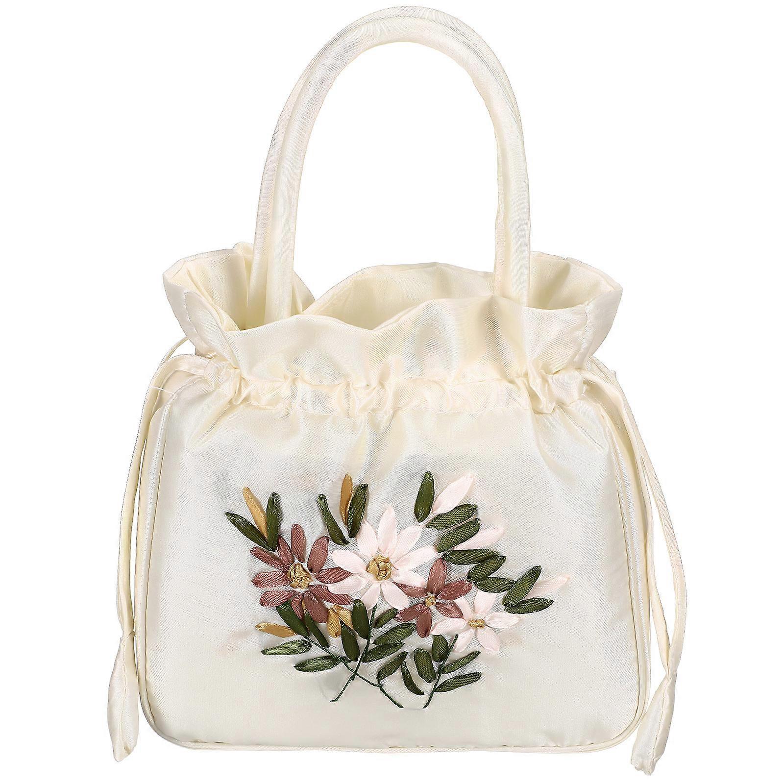 Clutch Purse Handbag For Women Storage Easy Access Small Bucket With Handle Multi Belongings 1Set