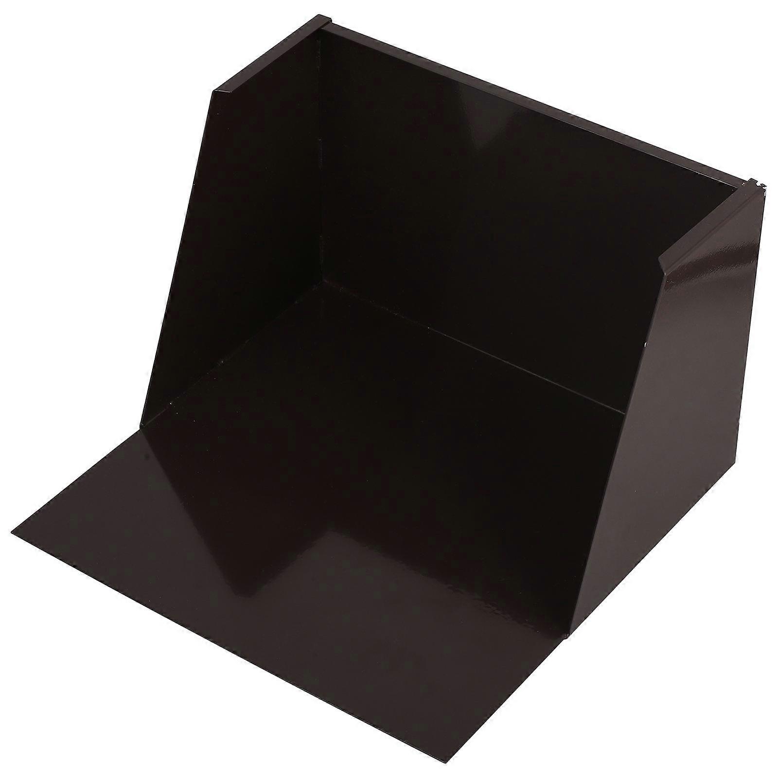 Aluminum Gutter Splash Guard Water Collection Tray Decorative Downspout Splash Block Low Maintenance Drip Pan for Gardens and Balconies