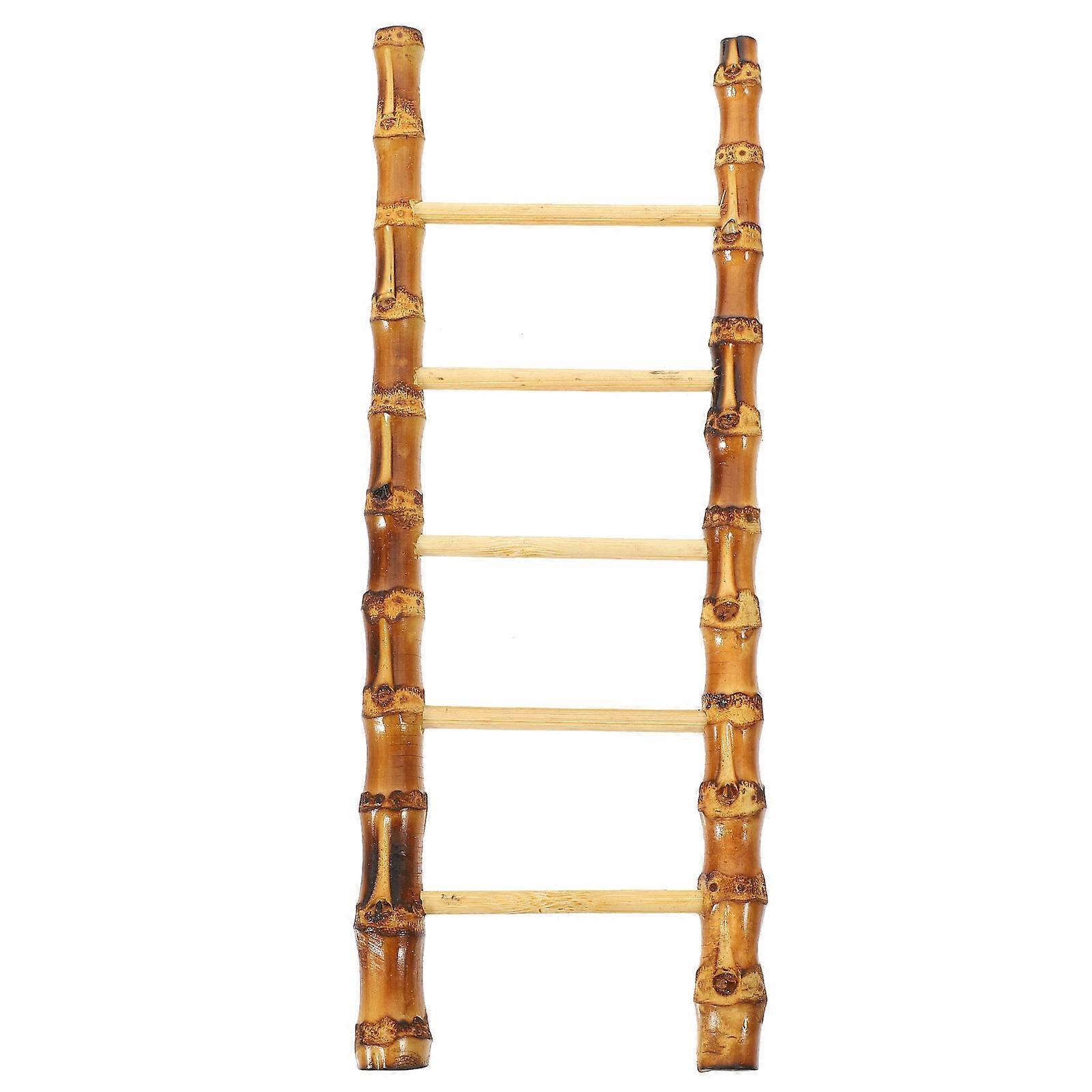 Sushi Tray Ornament Japanese Style Ladder Shape Light Brown 23.00X9.00X1.50CM Decoration 1Set