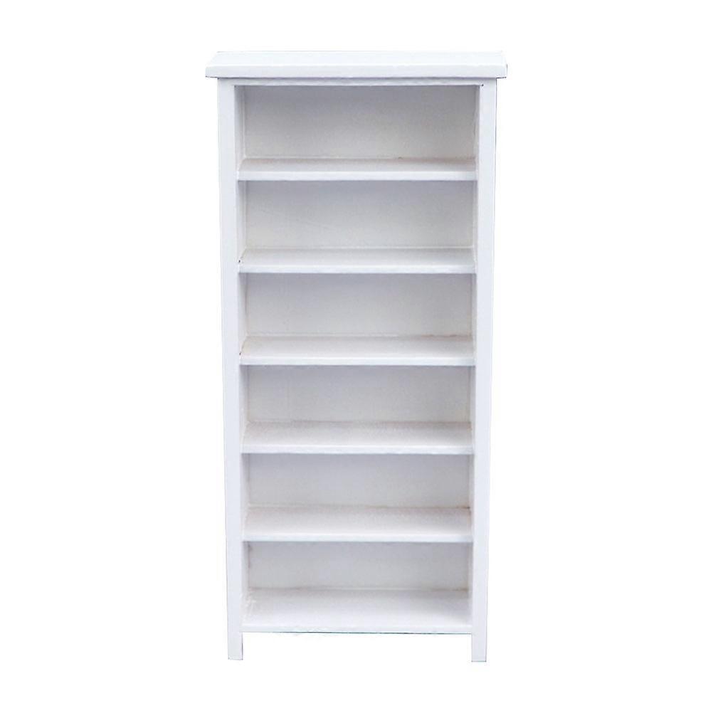 Mini Bookshelf Wooden Mini Shelf Decoration For Model Lover Projects 19.5X9.1X3.7CM Diy Mini House Use 1Pack