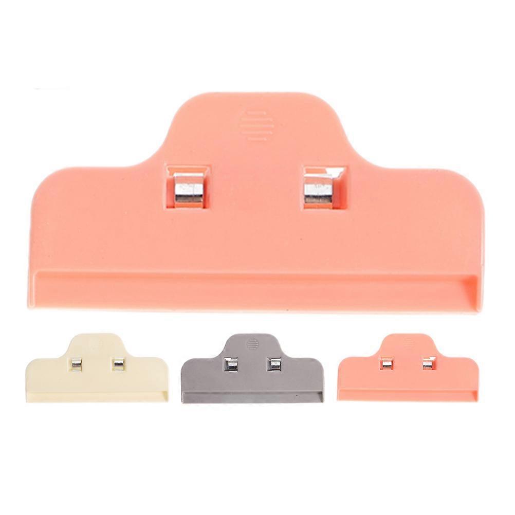 Bread Bag Clips Compact Design Plastic Clips for Cross-Stitch Tools Gray 4Pcs