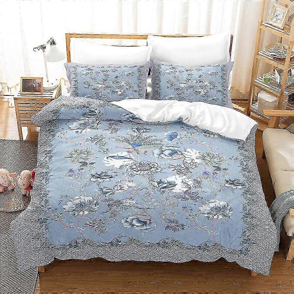 B05 3d impresso edredom capa colcha capa fronha 2/3pcs roupa de cama conjunto europa estilo barroco