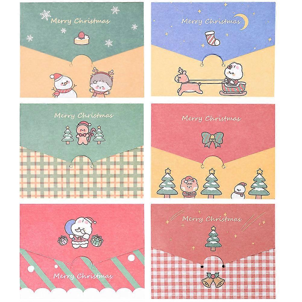 Creative Greeting Cards Rectangular Home Decoration Paper 9.7x7.3cm Greeting 18Pcs