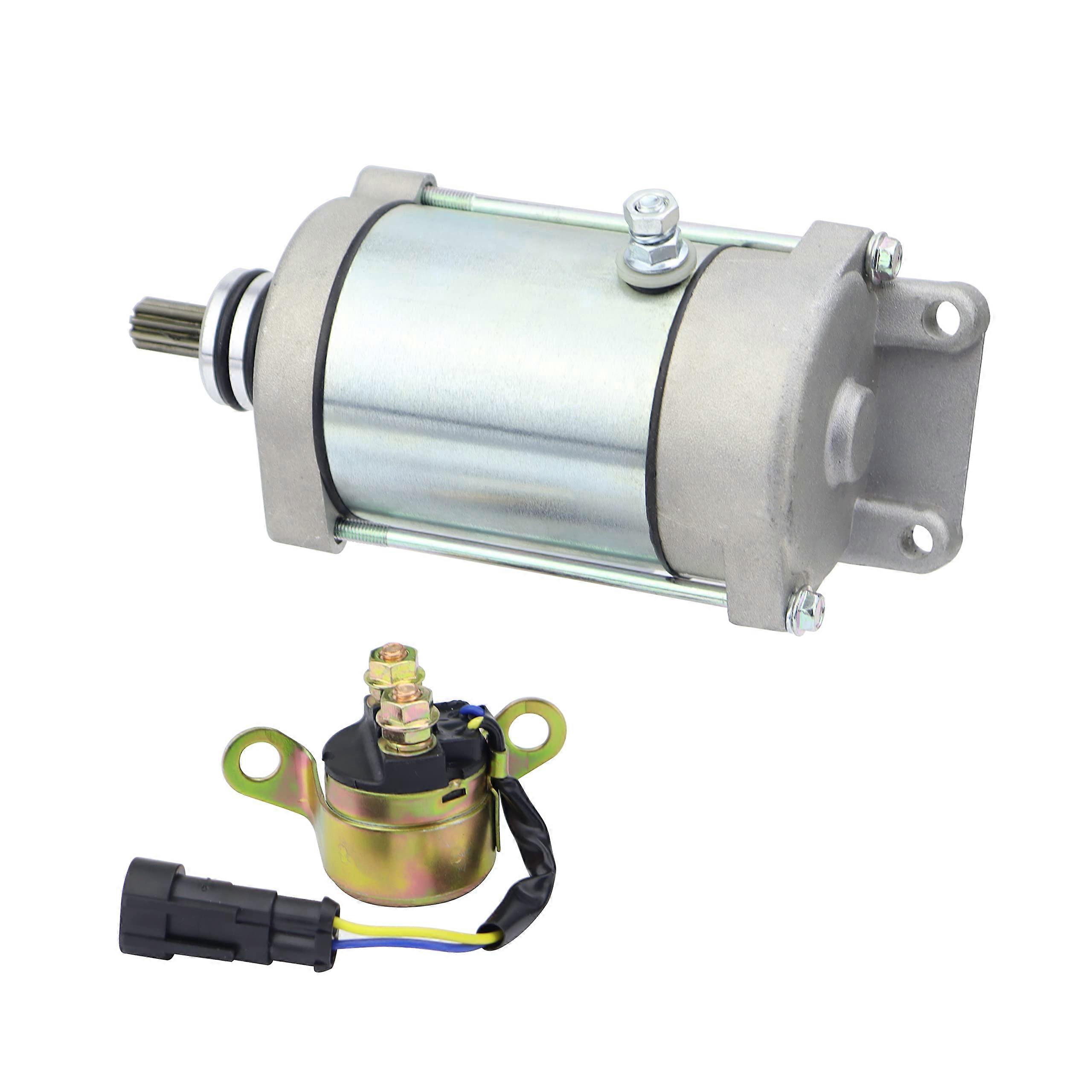 Suitable tarter & Relay Solenoid for Polaris RZR 800 EFI 2008 2009 2010 2011 2012-2014 Replacement Part NO.:4010417, 4011584, 4012032