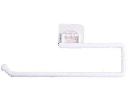 Silver Self-Adhesive Tissue Box, Space-Saving, Robust and Durable with Stylish Finish