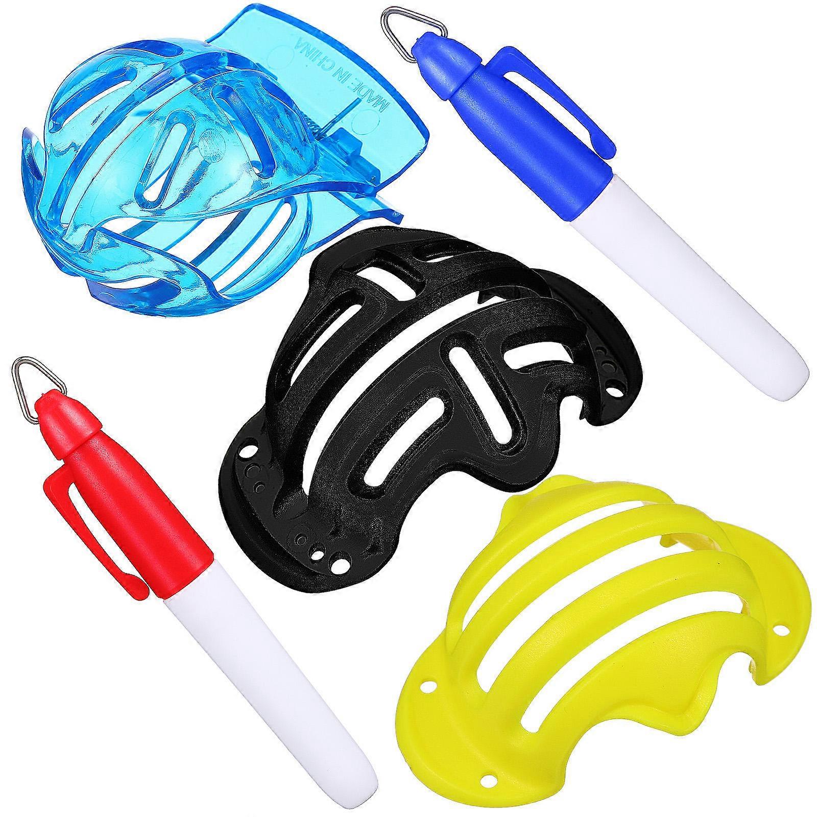 Golf Ball Stencil Marker Golf Ball Markers For Practice Sessions Yellow 9.10X1.50X1.20CM Use 1 Set