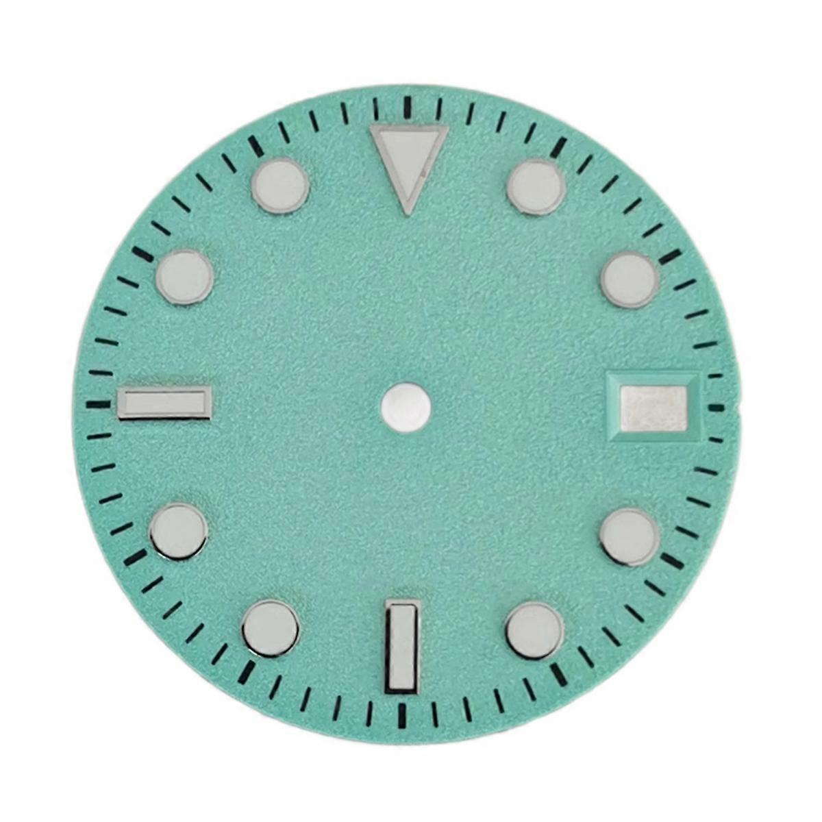 Frosted Green Non-Logo Dial 28.5mm for NH35/36/4R/7S Core Night Glow