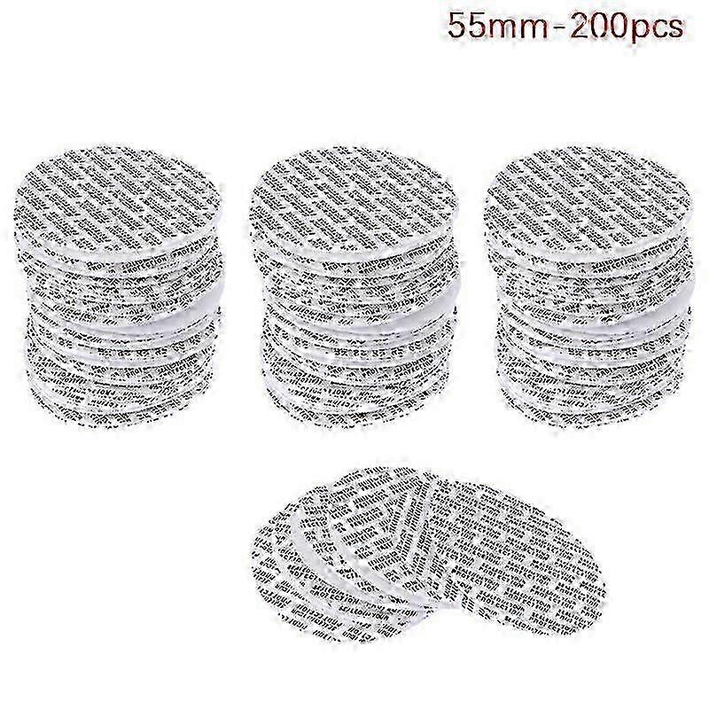 200pcs Self-Adhesive Foam Pressure Sensitive Seal Cap Lining Tamper Resistant Seals for Cosmetic Jar Bottle Pot 20mm-82mm Caps