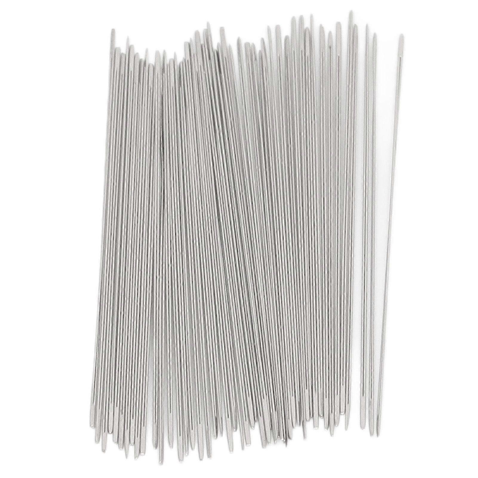 2025 Latest Model  50PCS Large Eye Beading Needles Effective Stable Stainless