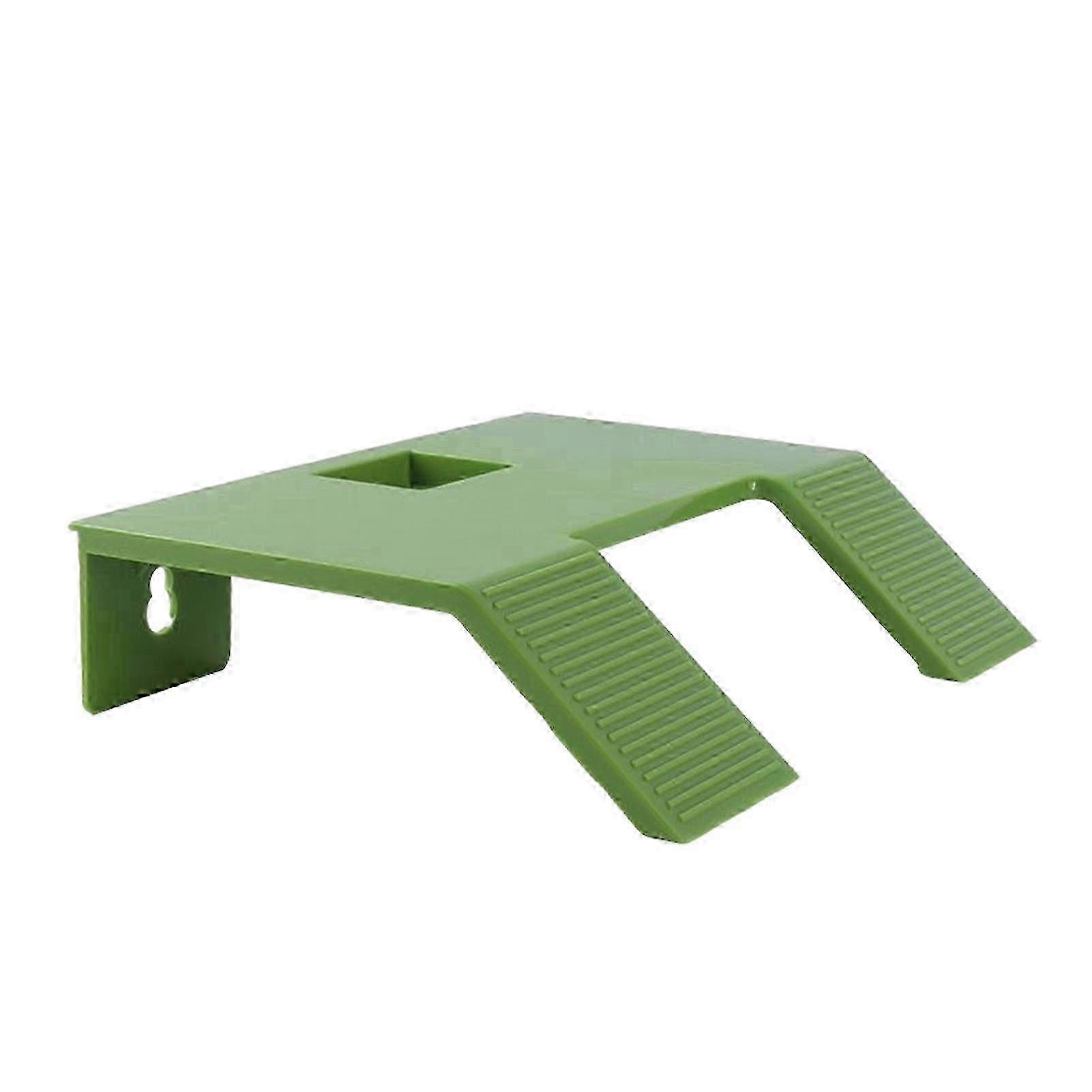 Turtle Basking Platform Non-Slip Texture Easy Install Plastic Ramp Floating Island Wide Sunbathing Area with Suction Cup for Tank