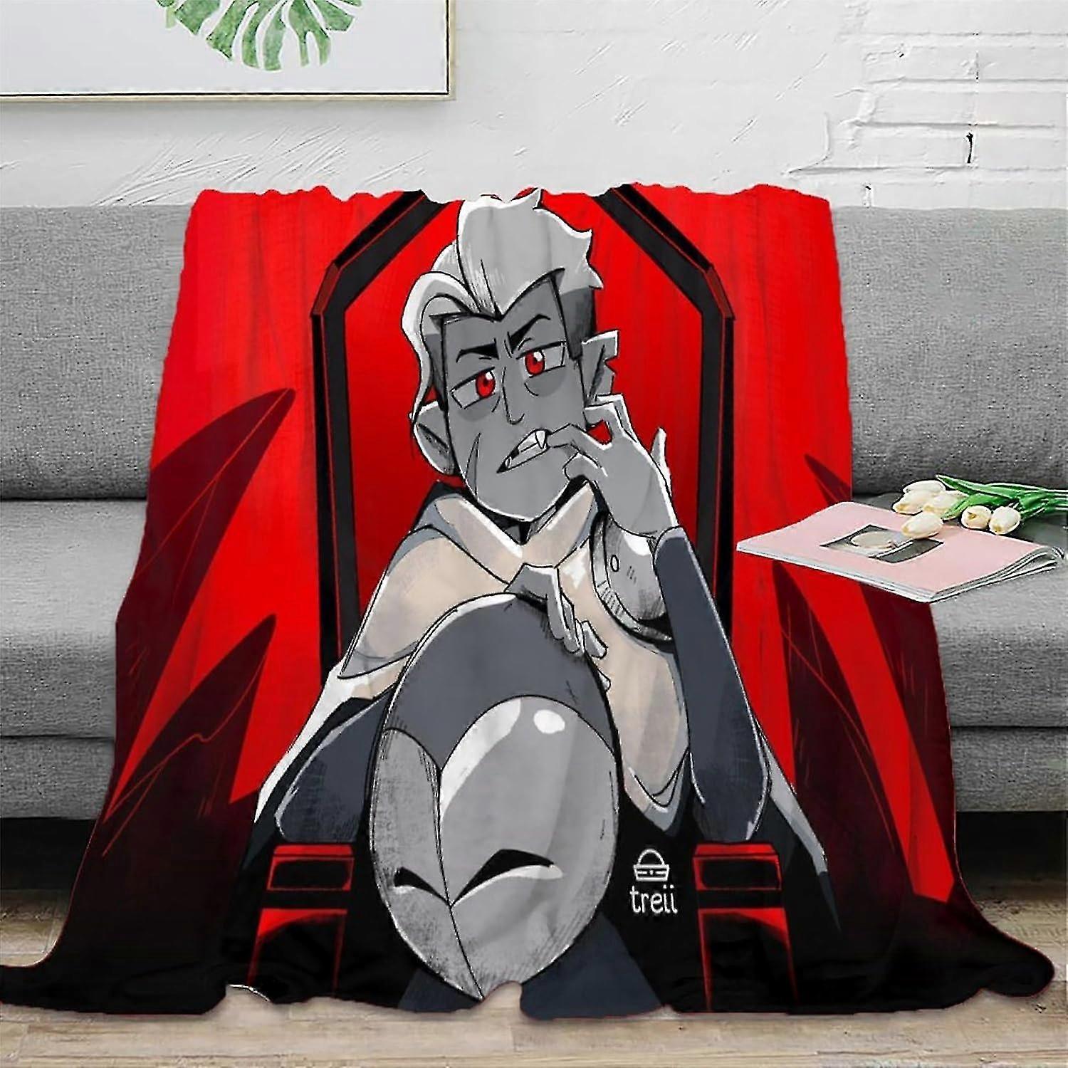 Cozy Flannel Blanket with 3D Owl House Design for Sofa and Bedding - Soft Plush Decor and Nap Blanket