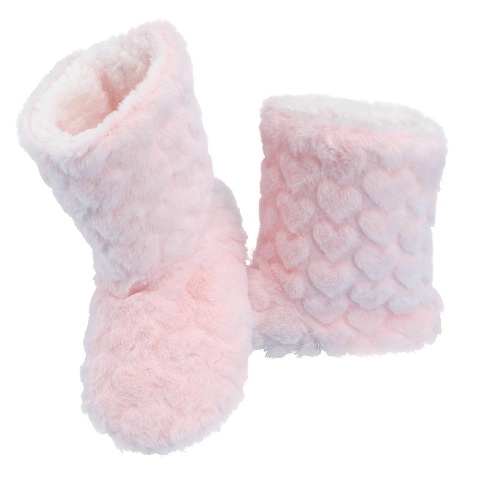 Thickened Floor Boots Furry Boots Indoor Use Cold Fall And Winter Women 1Pair