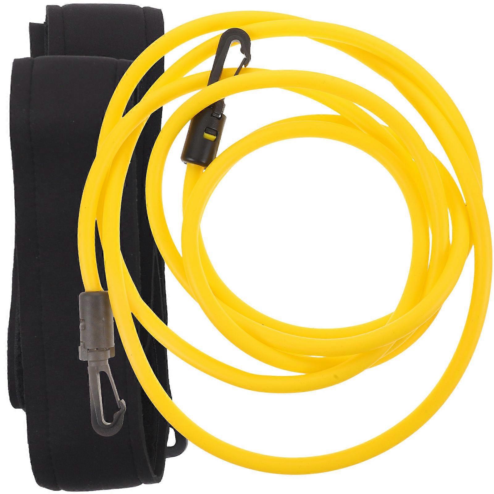 Swimming Resistance Belt Set for Swim Training and Aquatic Exercise – Bungee Cord Harness for Resistance Workouts, Suitable for All Skill Levels