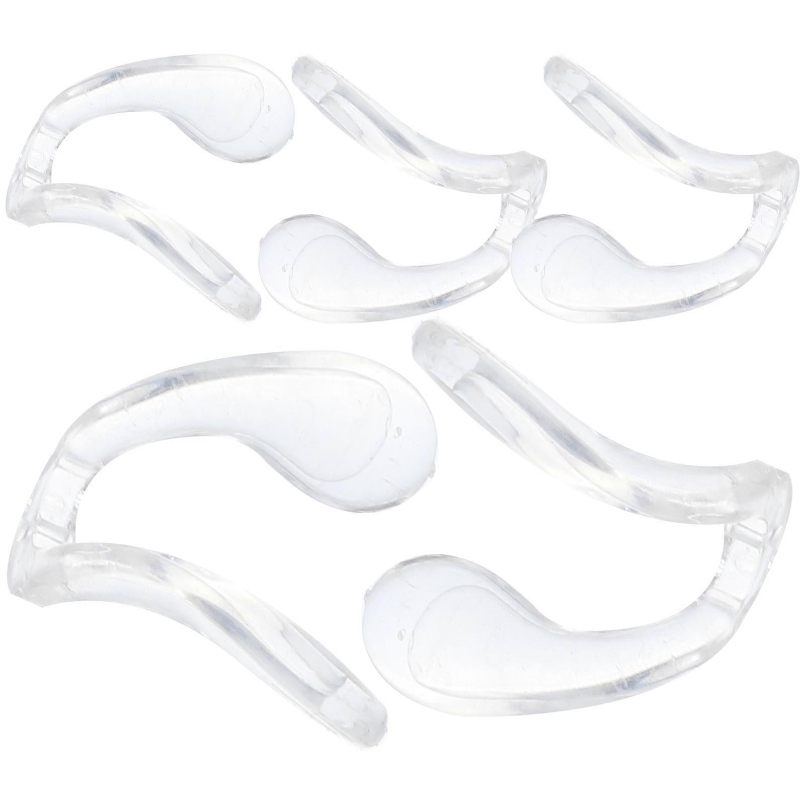 5pcs Soft Silicone Nose Pads for Glasses – Comfortable Eyeglass Bridge Replacement for Kids and Adults